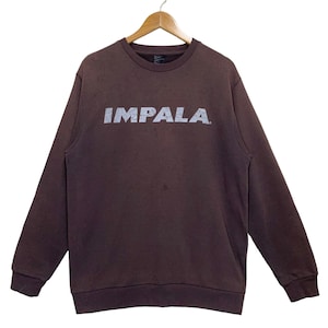 RARE!! Vintage Impala Big Logo Crewneck Sweatshirt Impala Sweater Impala Big Logo Crewneck Sweatshirt Size M