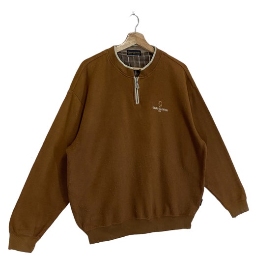 Vintage 90s Gianni Valentino Half Zip Crewneck Sw… - image 2