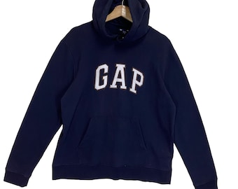 RARE!! Gap Big Logo Crewneck Hoodies Gap Sweater Gap Big Logo Embroidered Hoodies Size M