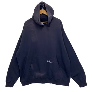OVERSIZE!! Vintage 90s Sun Faded Carhatt Pullover Hoodies Carhartt Sweater Carhatt Small Logo Pullover Hoodies Size XXL