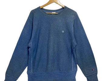 Vintage 1980s Champion Reverse Weave Blank Heavy Weight Hoodie