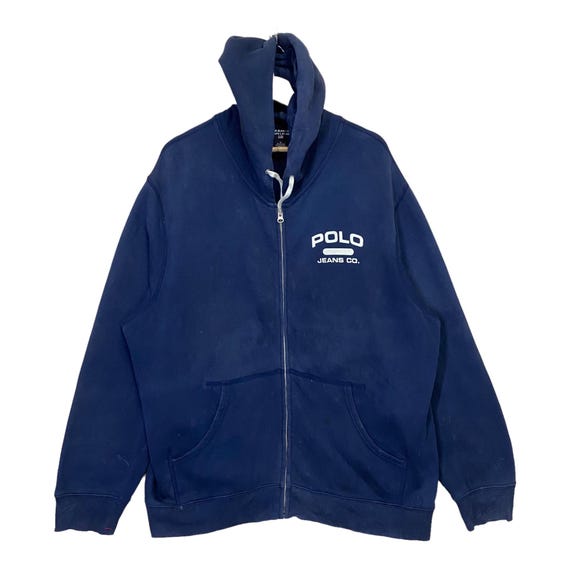 Vintage 90s Polo Jeans Co Ralph Lauren Fullzip Hoodie Polo Jeans