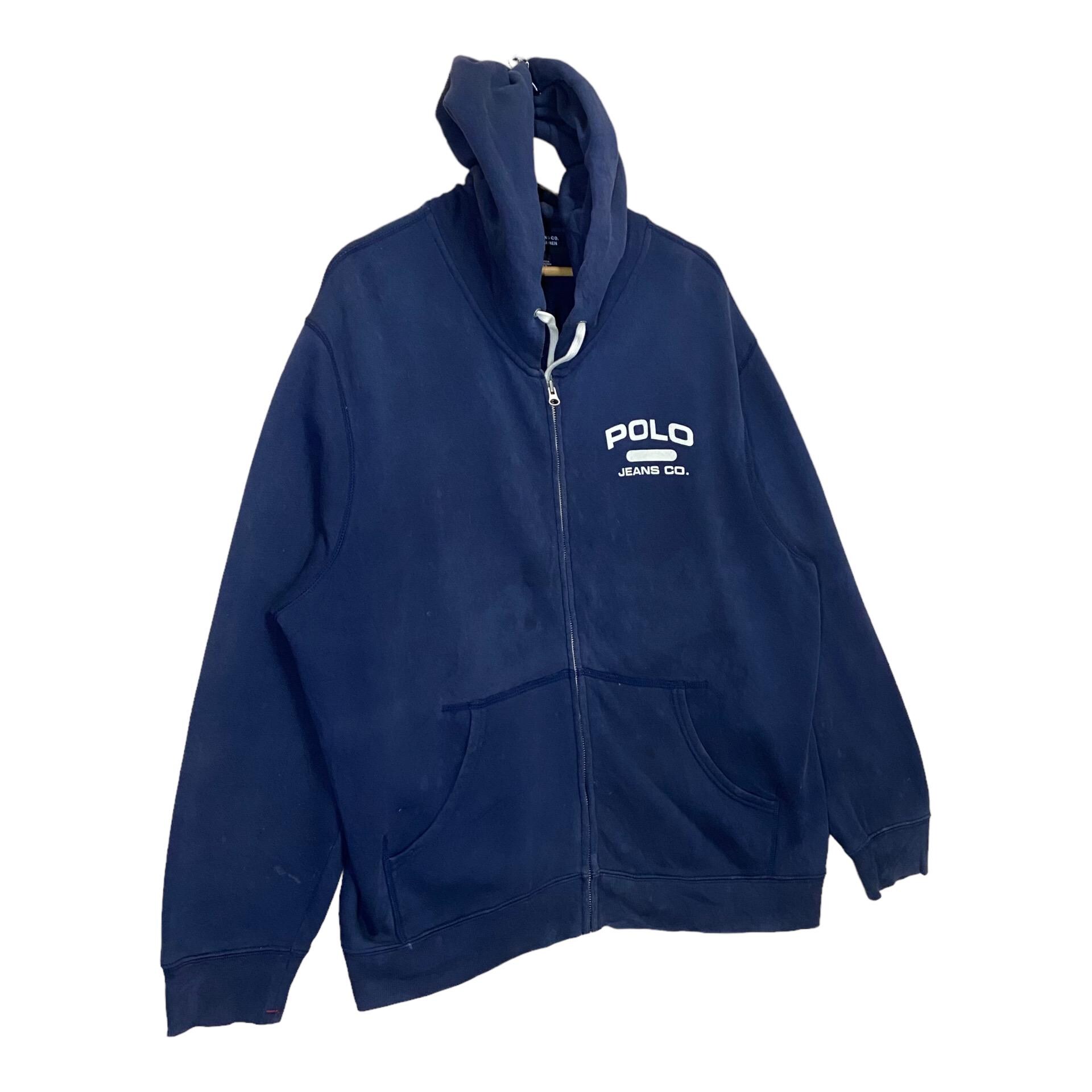 Vintage 90s Polo Jeans Co Ralph Lauren Fullzip Hoodie Polo Jeans
