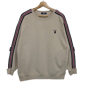 RARE!! Vintage Playboy Crewneck Sweatshirt Playboy Sweater Playboy Small Logo Crewneck Playboy Sweatshirt Size M