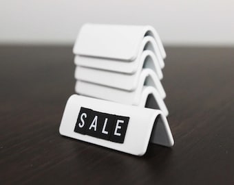 Minimalist Changeable Magnetic Price Tag - Product Retail Price Displays - Block Kit for Retail Shop - Price Tag for Jewelry Display