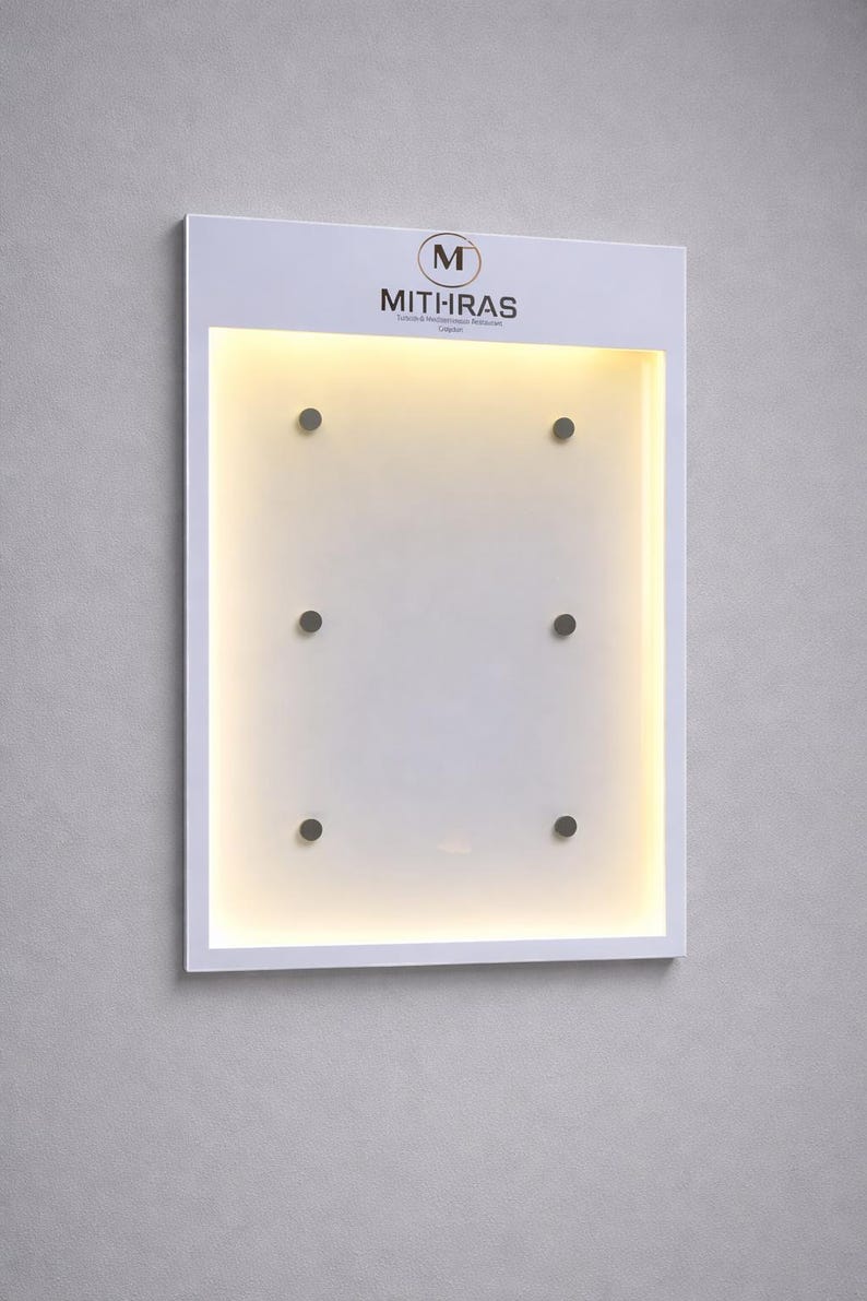 Restaurant Menu Display Case - Outdoor Wall Mounted Menu Box ...