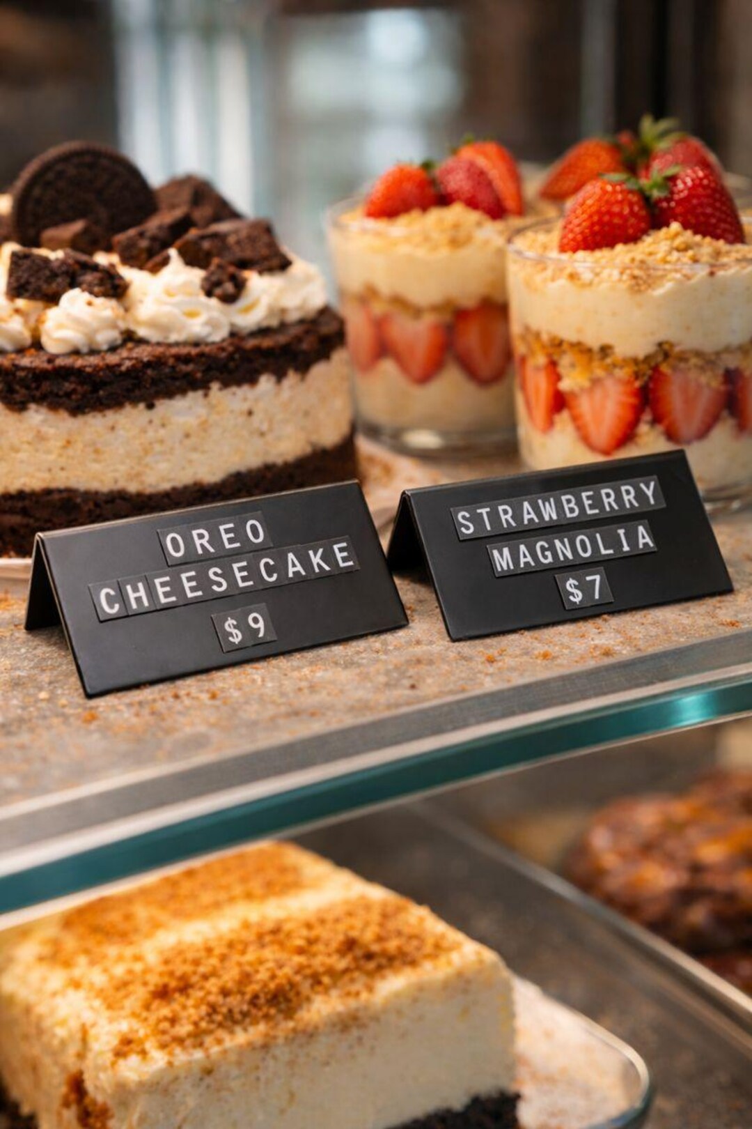 Price Menu Sign Magnetic Price Tags for Bakery & Cafe - Changeable Letter Counter Signs ...