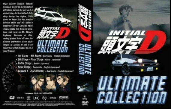 DVD Initial D - Third Stage + Initial D - Extra Stage - Anime Dvd