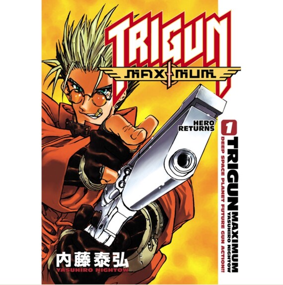 TRIGUN MAXIMUM Manga Vol. 1-14 End English Complete Set by Ysuhiro 