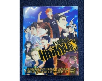 Haikyu Anime Series DVD Box Set season 1-4 English Dubbed 