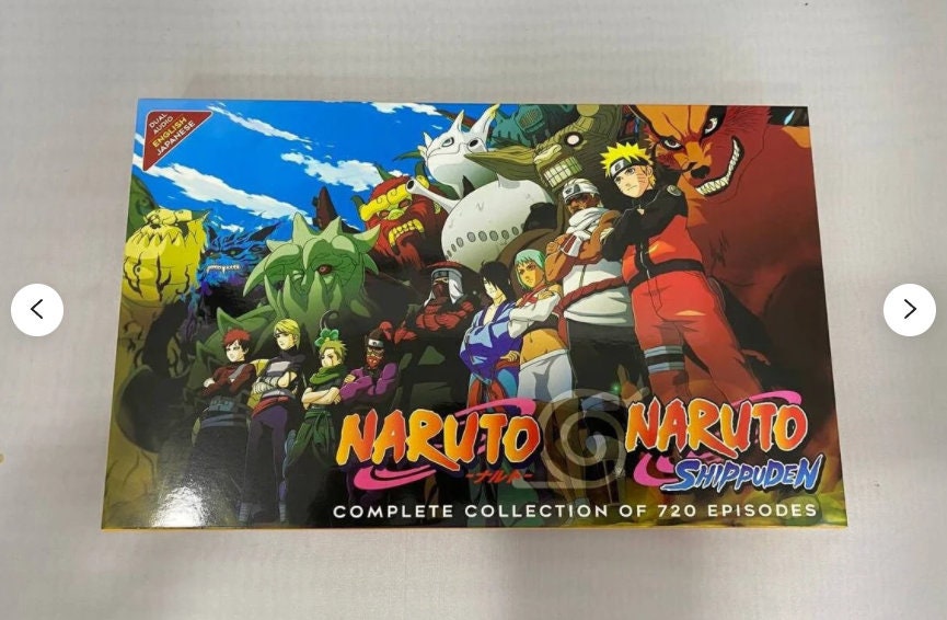 Naruto Naruto Shippuden Episódio 1-720 DVD Coleção completa de