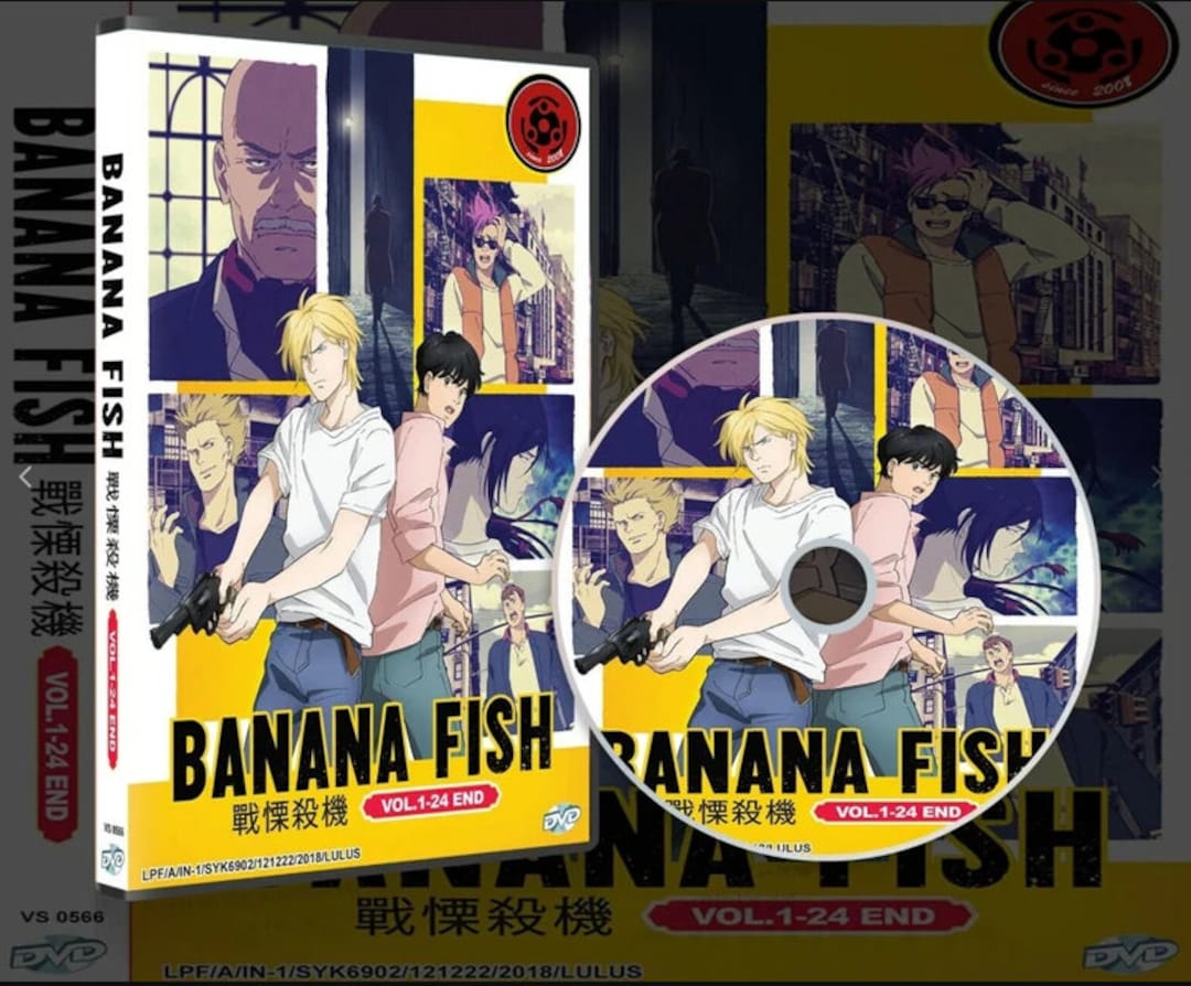 NIB Set Dvd Anime Banana Fish Complete TV Series volume 124 End Box Set English Subtitle & All
