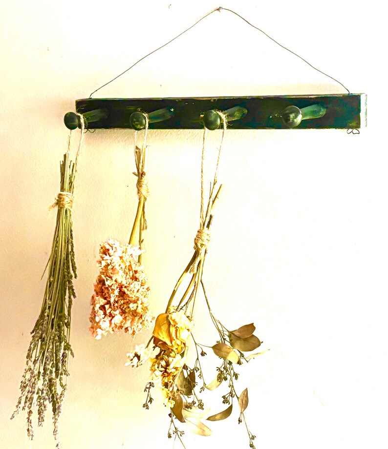 Herb Rack /dred Flower Rack/fresh Herb Dryng Rack/drftwood Ktchen