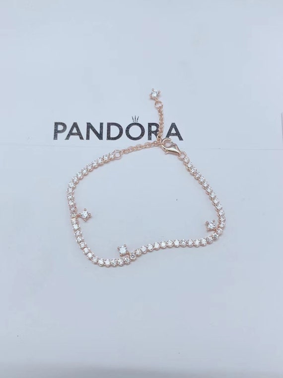 Pandora Sparkling Drops Tennis Bracelet