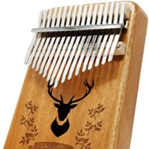 Valentine&#39;s Day Gift | 17 Keys Kalimba Thumb Piano | Anniversary Gift | Mbira Mahogany Wood Finger Piano | Birthday Gift | Personalized Gift