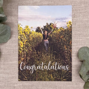Glückwunschkarte | "Congratulations" | Postkarte | Geschenk | Grußkarte | Einzelpostkarte | Kunstdruck