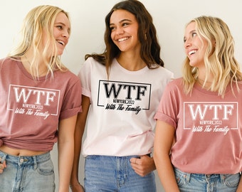 Personalized Family Vacation Shirt – WTF Custom Travel Tee