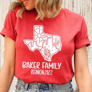 Texas Family Reunion-Custom Family Reunion Shirt-Vacation Personalized Shirt--family reunion t-shirt-personalized camping shirt-Texas Trip