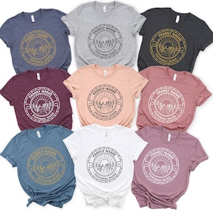Aangepaste familie rivier vakantie gepersonaliseerde shirt, familie camping Tee, familiereünie t-shirt, gepersonaliseerde camping shirt, Lake Life shirt