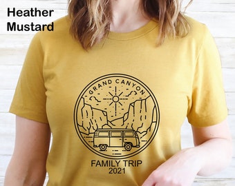 Grand Canyon Family Trip Shirt, National Park Vacation Tee