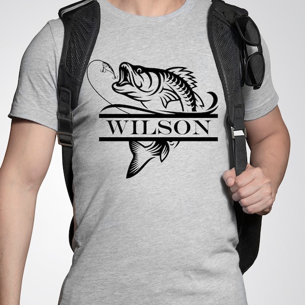 Monogram Fishing Etsy