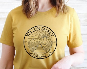 Personalized Lake Life Shirt, Family Vacation Tee, Camping Reunion