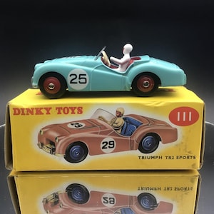 Dinky / Atlas 1/43 Triumph TR2 auto sportiva - modello in scatola