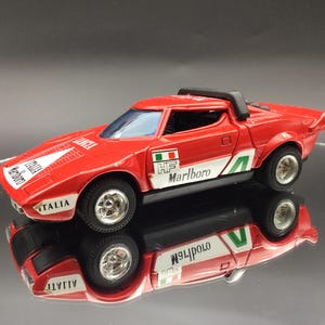 ランチア ストラトス ラリー モンテカルロ - イタリア - ビンテージ ダイキャスト モデルカー - 香港製