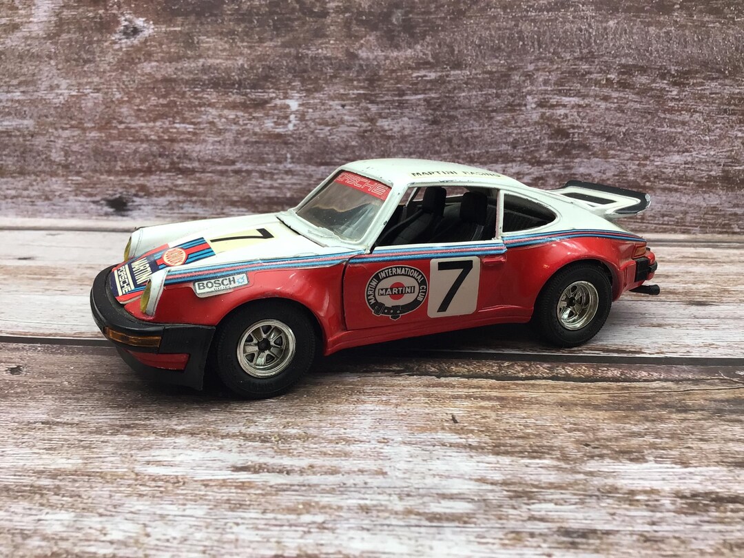 Porsche 911 / 930 Turbo Martini Rally Car Vintage Diecast 1/28 Scale by ...