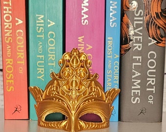 Mask Bookshelf Decor, 3D Printed Figure Gift
