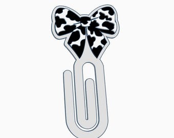 Commercial Use Cow Bow Paperclip STL/3MF File