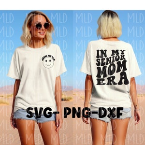 In mijn Senior Mom tijdperk SVG, Groovy PNG, Retro SVG, Trendy SVG, Senior sublimatie, T-shirt ontwerpen, Vintage SVG