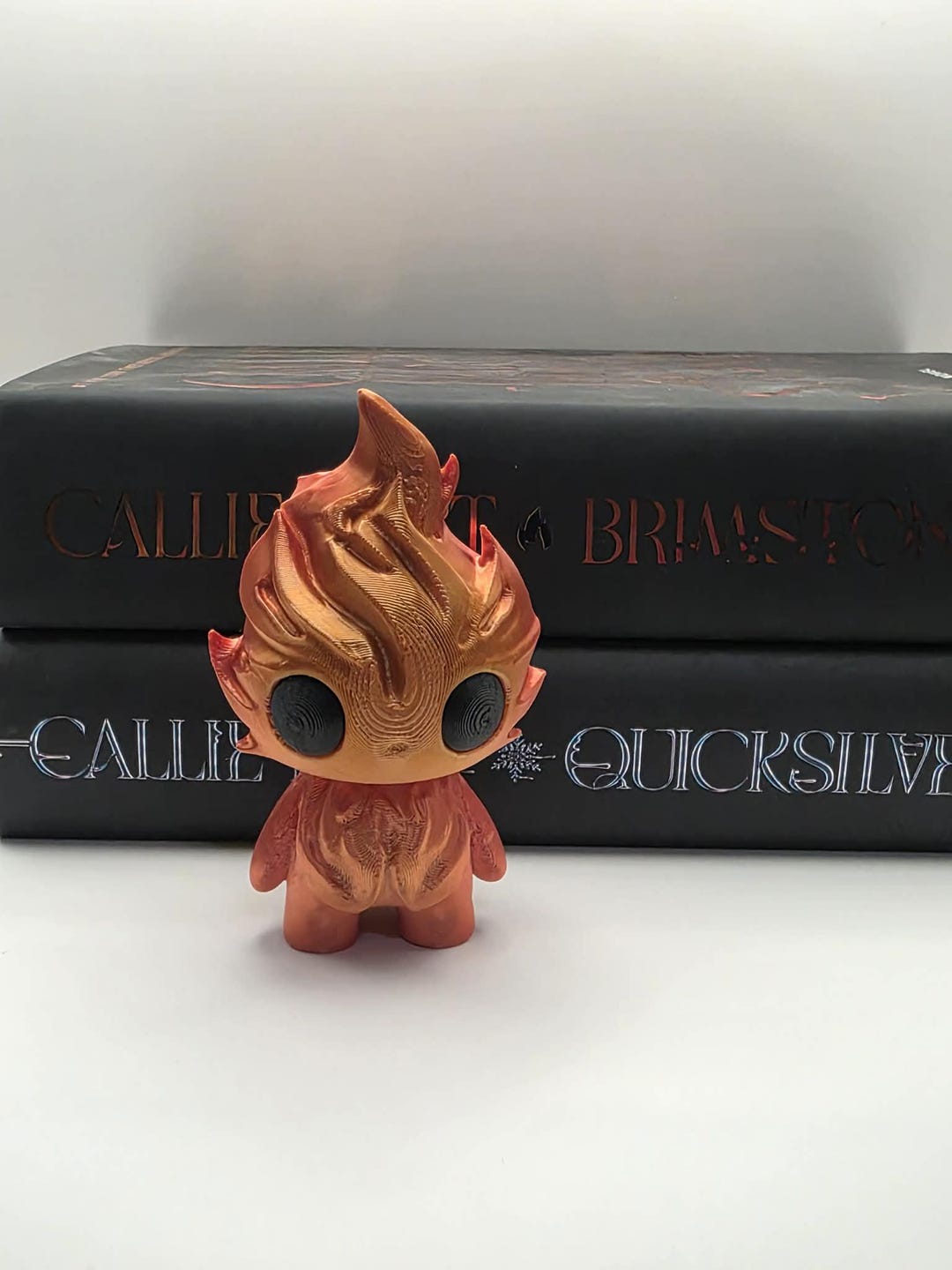 Fire Sprite, Quicksilver, Bookshelf Decor, Fantasy Decor, Bookish