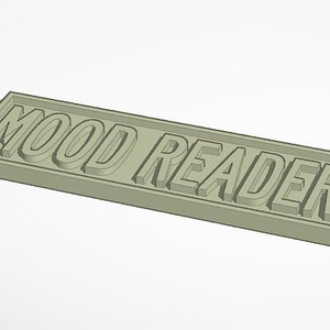 Bookish Street Sign STL File for 3D Printing, 3d Print File
