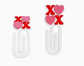 Usage commercial Trombone rétro XOXO Fichier STL/3MF Saint Valentin