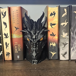 3D Dragon Book nook, Book Guardian, Fantasy, Bookshelf Decor, Book Nook