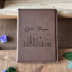 Custom Name Passport Holder, Travel Accessories, Personalized Passport Cover, Vegan Passport,Traveler Gift,Passport Protector,Leather Wallet