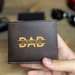 Personalized Dad Leather Wallet With Child Names, Father's Day Gift ...