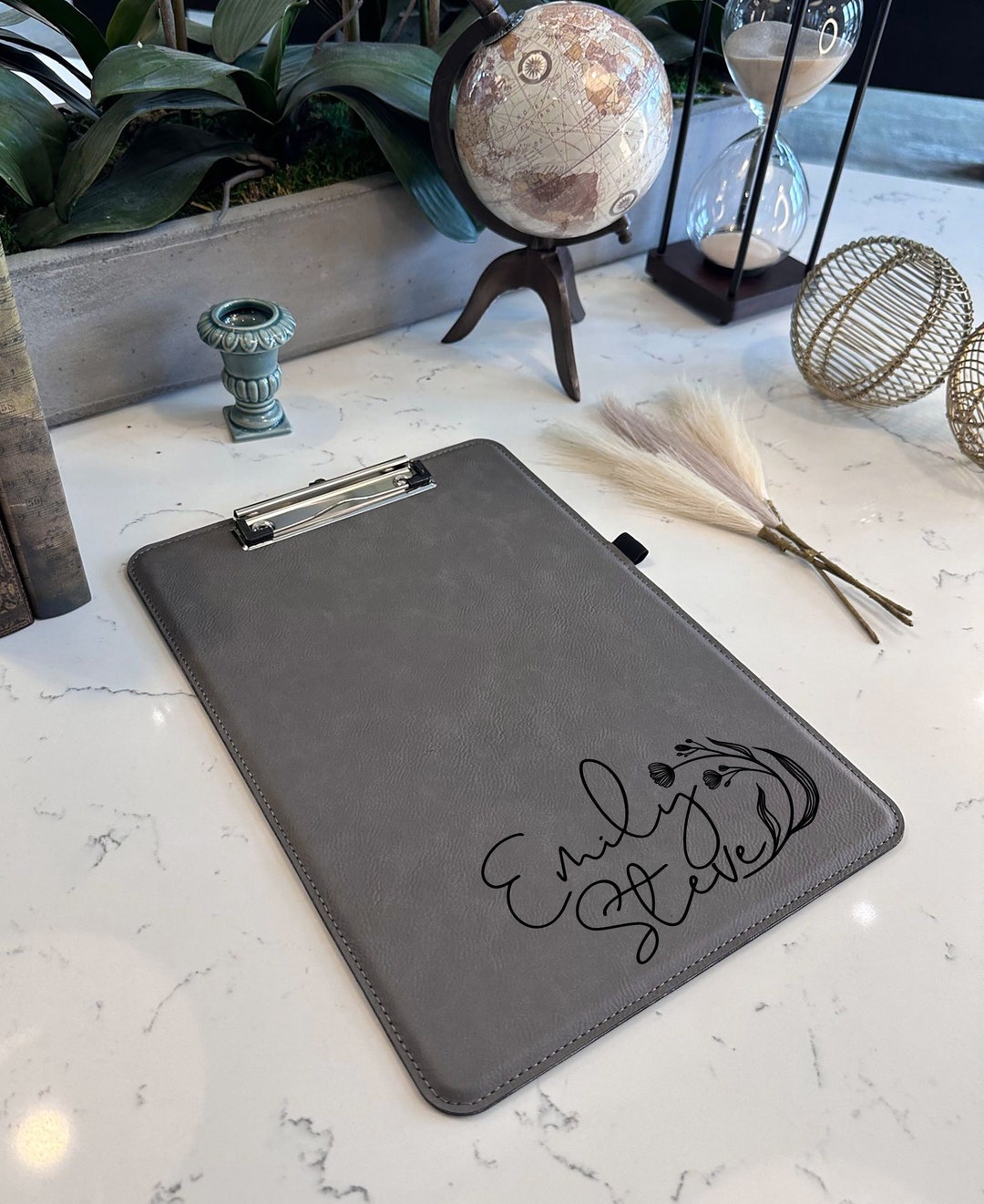 Custom Made Clipboard, Personalized Leather Clipboard, Gifts for