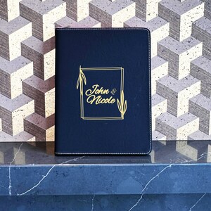 Personalized Refillable Portfolio, Custom Notepad Cover, Business Portfolio, Personalize Graduation Gift, Refillable portfolio Business Gift