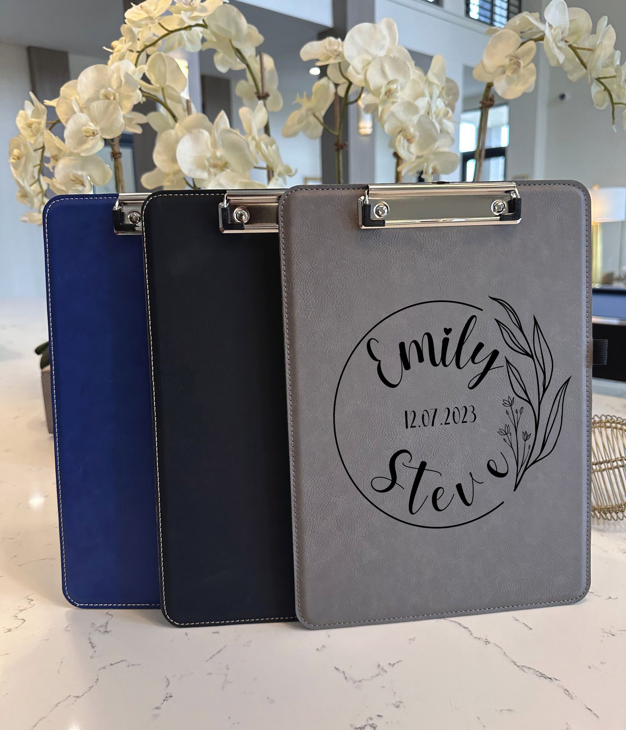 Custom Made Clipboard Personalized Leather Clipboard Gifts Etsy