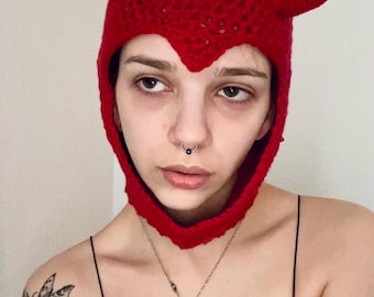 Heart Of Darkness Balaclava Crochet PDF Pattern