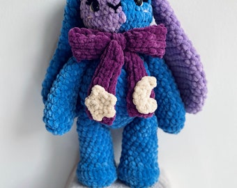 Nova Bunny Amigurumi Pattern  | Crochet Bunny PATTERN | Crochet Bunny with Star and Moon Scarf | CROCHET PDF