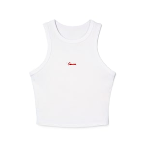 Cancer Graphic Micro Rib Racer Tank Top, Zodiac Apparel
