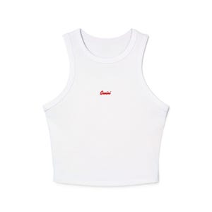 Gemini  Women&#39;s Micro Rib Racer Tank Top