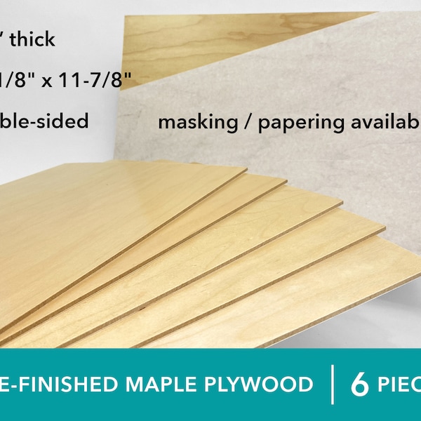 Glowforge Prefinished Wood Etsy