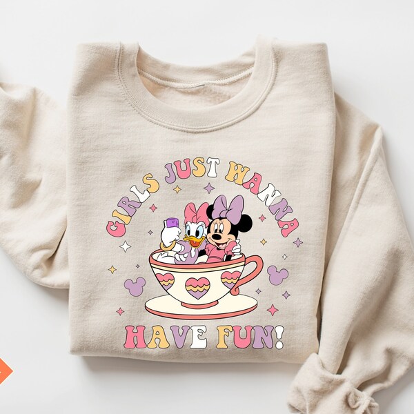 Girls Just Wanna Have Fun - Beige Hoodie