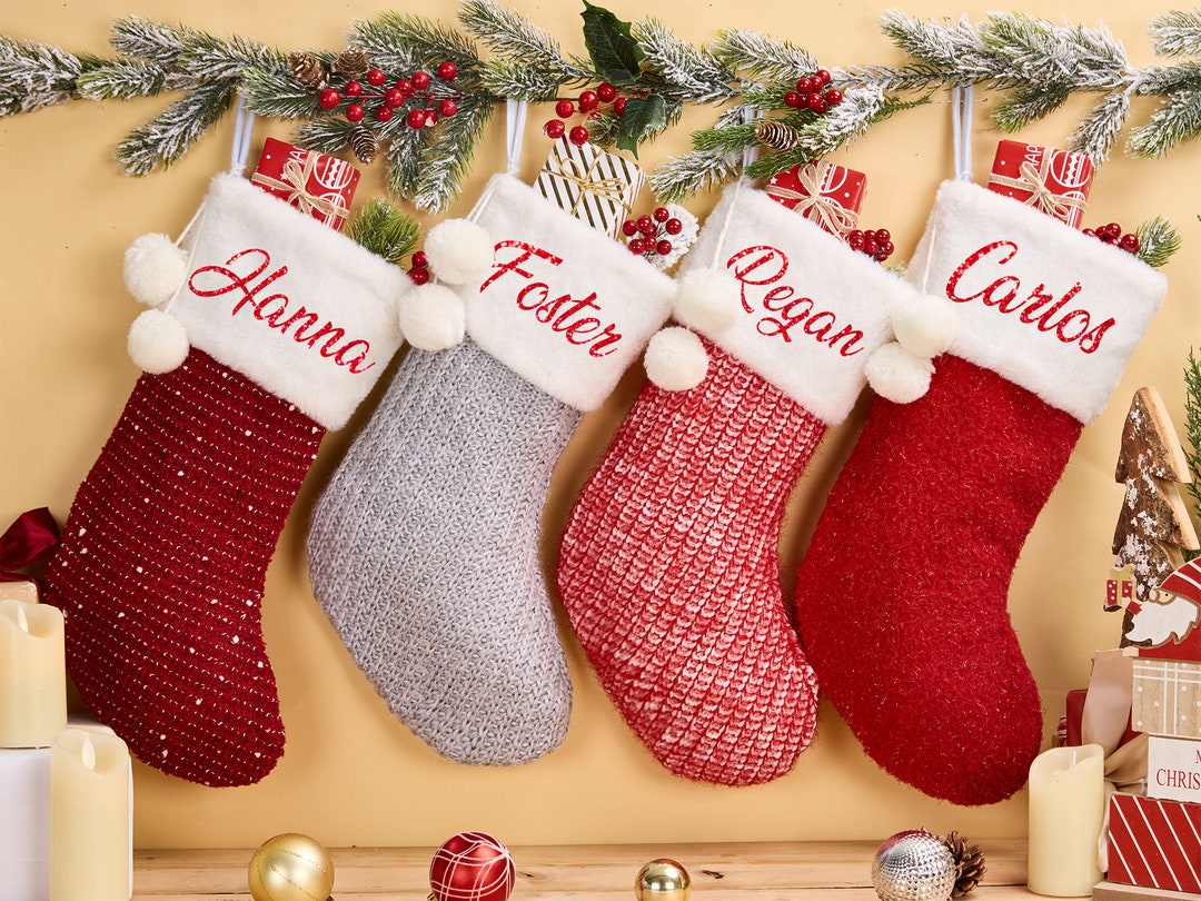 Christmas Stocking With Photo Insert 
