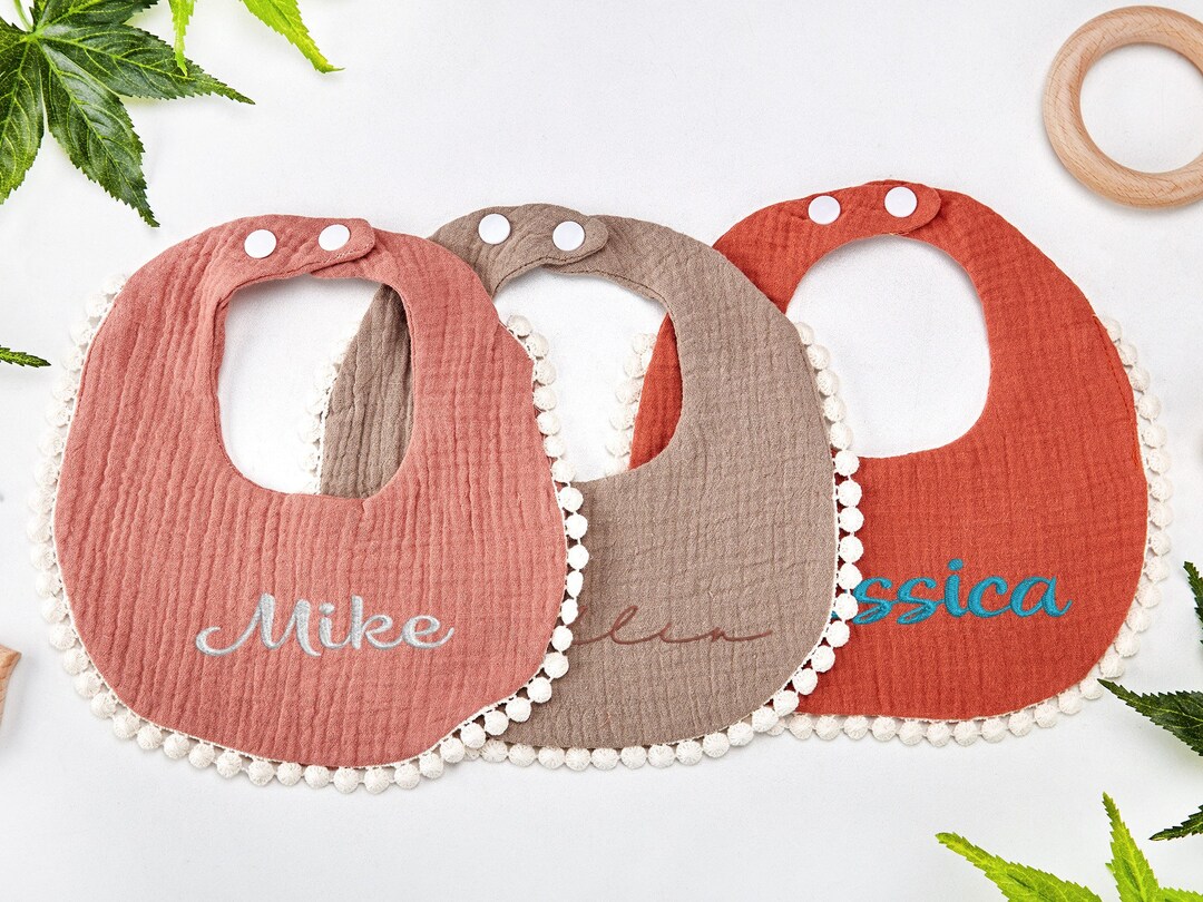 Custom Baby Bib With Namepersonalized Drool Bib for Babybibs Etsy
