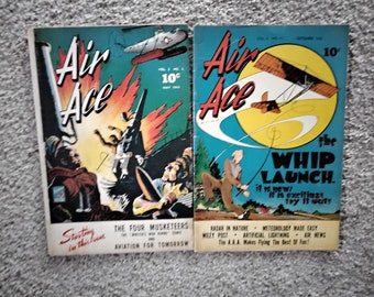 Air Ace, Los cuatro mosqueteros y El lanzamiento del látigo, 2 números